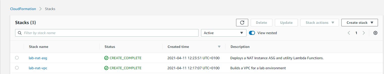 Cloudformation Stacks